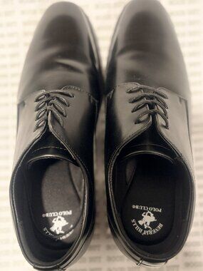 BEVERLY HILLS POLO CLUB MEN'S BLACK OXFORD DRESS SHOE